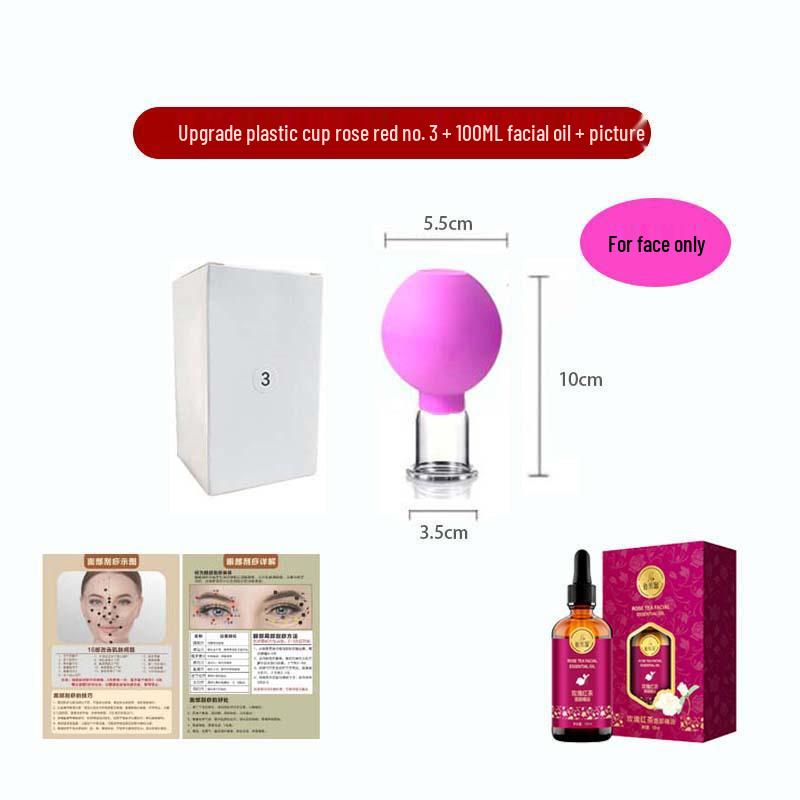 Enhanced Silicone Facial Cupping Set for Skin Lifting and Beauty