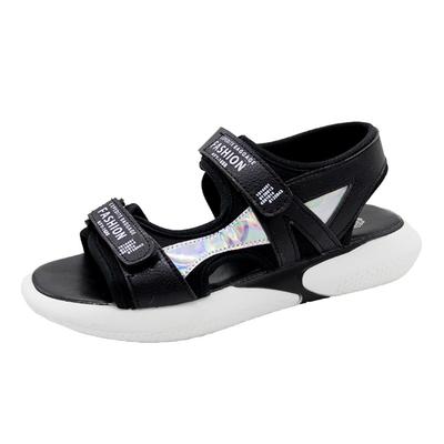 Fashion 2025 Summer New Sandals Women's Large 41 42 Thick Bottom Junior High School Student Small 34 Super Hot Sports Sandals
