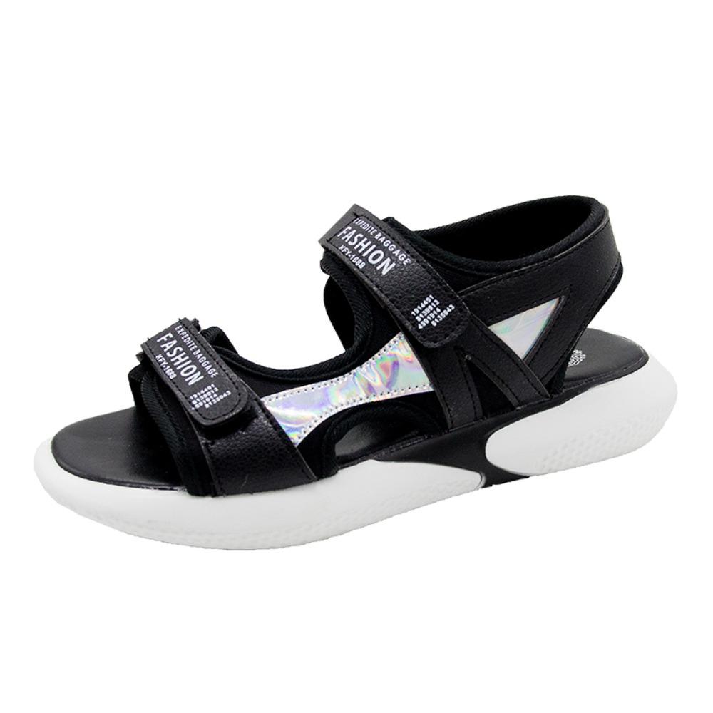 Fashion 2025 Summer New Sandals Women's Large 41 42 Thick Bottom Junior High School Student Small 34 Super Hot Sports Sandals