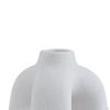 Minimalism White Color Ceramic Vase Table Centerpiece Art Flower for Dining Room Wedding Decor