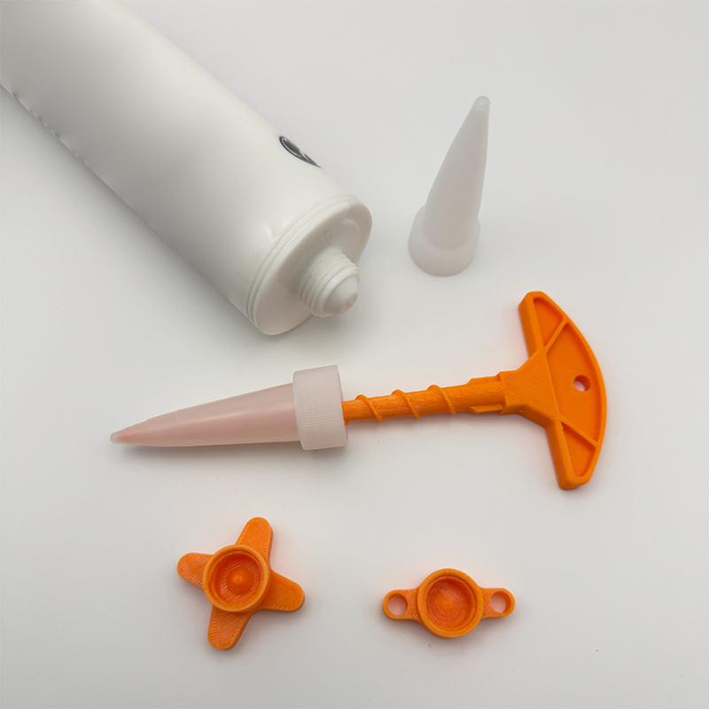 Sealant Nozzle Cleaner Cap 3mm 5mm Sizes for Universal Glue Nozzle Cleaning DIY Multipurpose Tool for Quick Home Repair