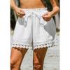 Women's Shorts, Stretchy, High Waisted, Comfortable Wide Leg Pants, Bohemian Style, Beach, Vacation, Casual Pants