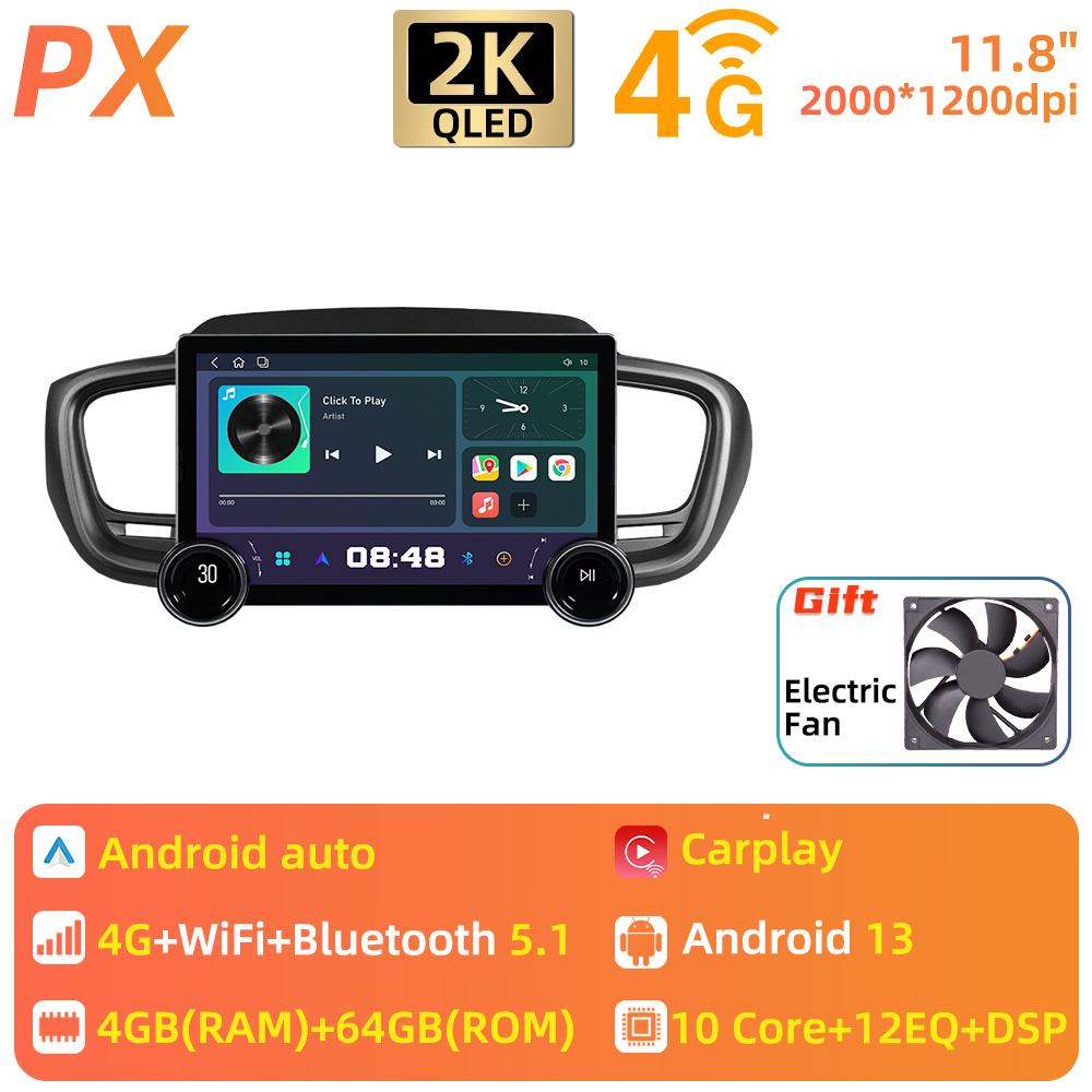 

2 Din Android Car Radio 11.8 для KIA Sorento 2015 - 2019 Навигация Стерео Мультимедийный Плеер Авторадио Carplay 4G WiFi Плеер