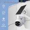 Telecamera Esterna HD Wireless Solare con Visione Notturna a Colori e Funzionalità Vocale Impermeabile