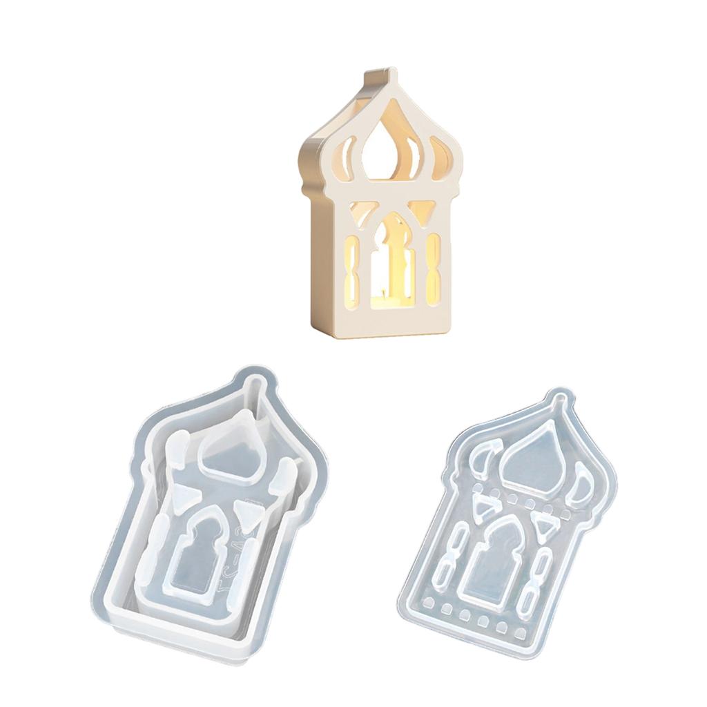 Fashionable House Sturdy Silicone Keychain Mould Set Craft Supplies Epoxy Resin Letter Charm for Personalize Jewelry