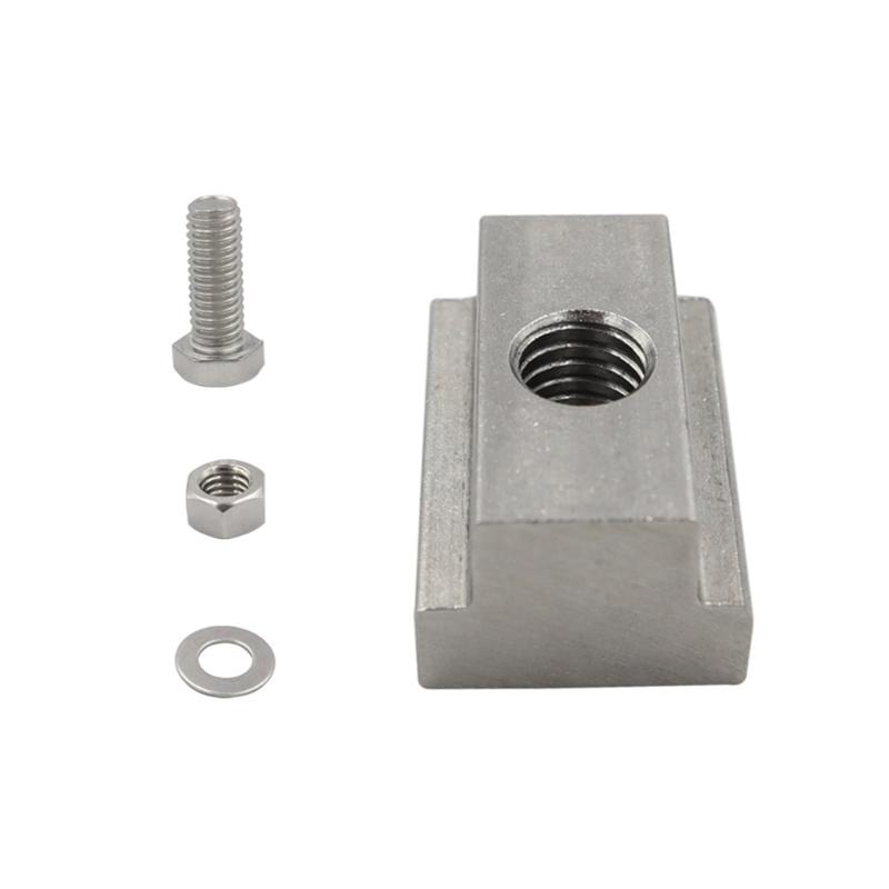 Tie Down V-Rings T Slot Nut Washer Pickup Truck Bed Deck Rail Cleat Cargo Bolt Cargo Bed Accessories