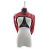 Manyjoy PU Leather Straight Jacket Top Women's Open Breast Jacket Straight Body Arm Binder Harness  Role Play Costumes