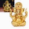 Indian Ganesha Statue Elephant Hindu God Sculpture Resin Decorative Indian Elephant God Ornament for Home Garden