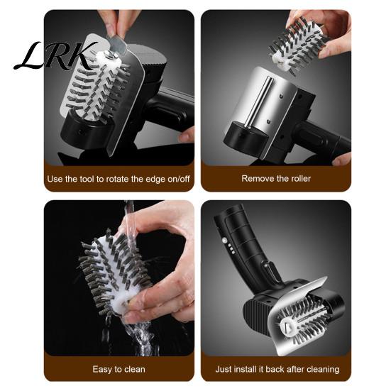 Electric BBQ Brush Grill Brush, Cordless Type-C Rechargeable Cleaning with High-Speed Motor, Power for Outdoor Splash Guard, Stainless Steel Bristles,