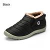 Women Men Winter Shoes Solid Color Snow Boots Cotton Inside Antiskid Bottom Keep Warm Waterproof