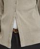 Ihr Half-Neck Rib Button Cardigan / Mixed Beige