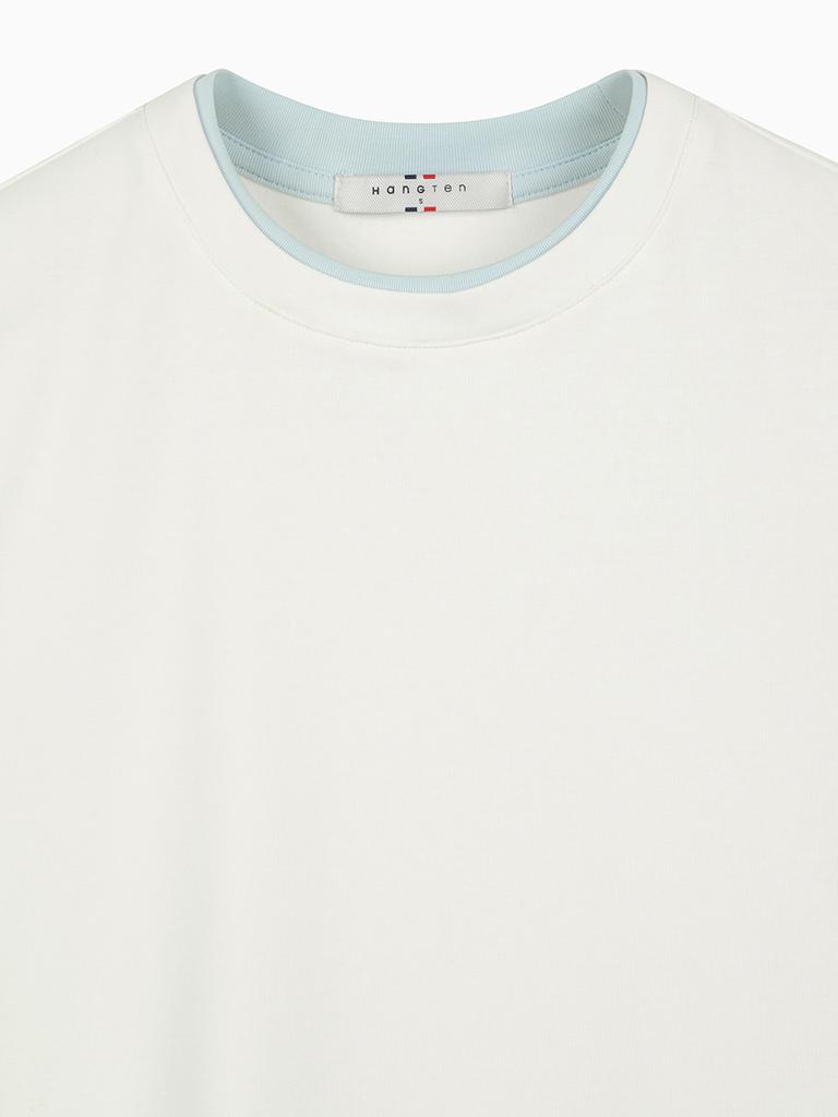 HANGTEN Women'S Layered Short Sleeve T-Shirt_003(10570-131-415-69)