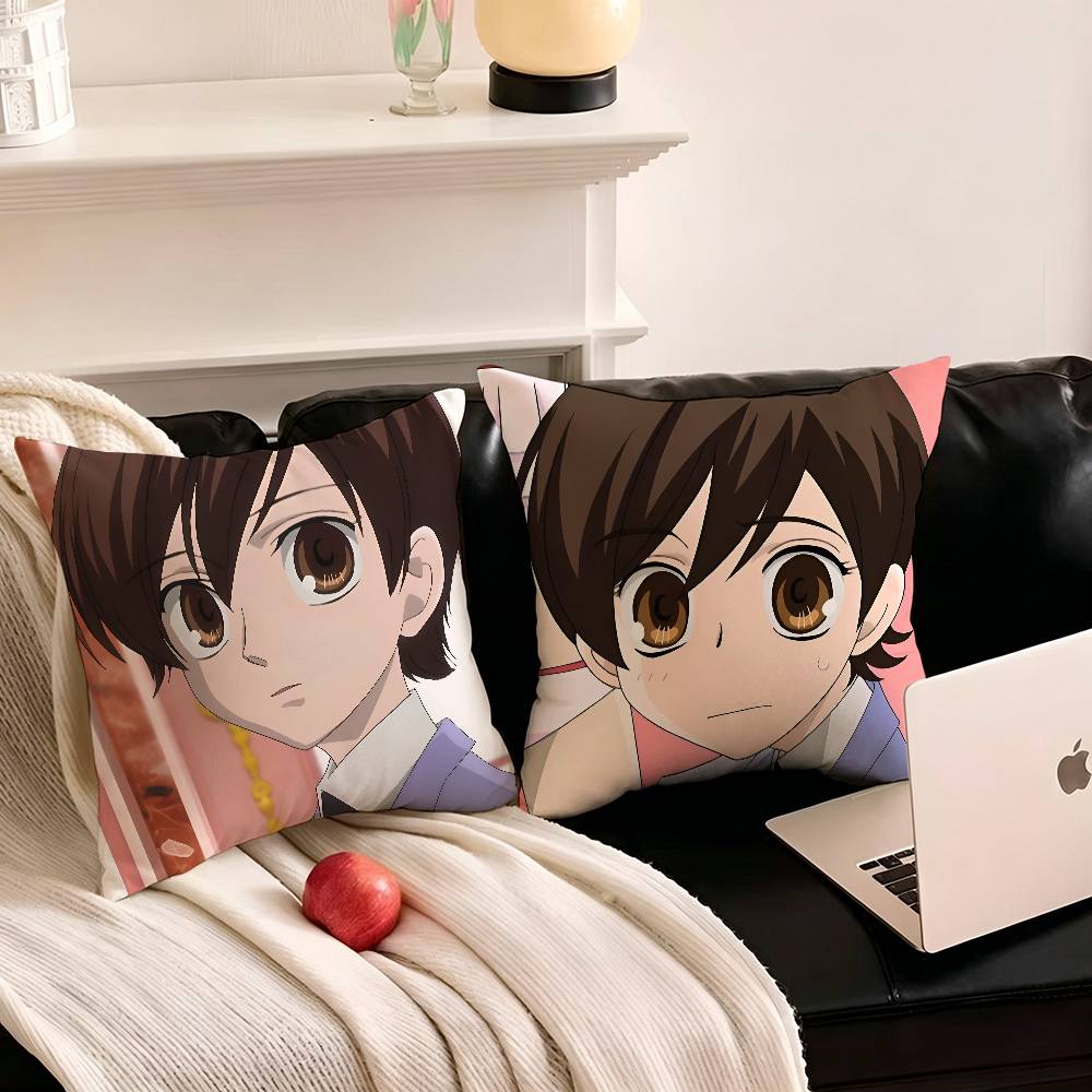 1pc Cartoon H-Haruhi F-Fujiokas Pillow Case Fashion Square Pillowcase Bedroom Sofa Room Ins Decoration Leisure