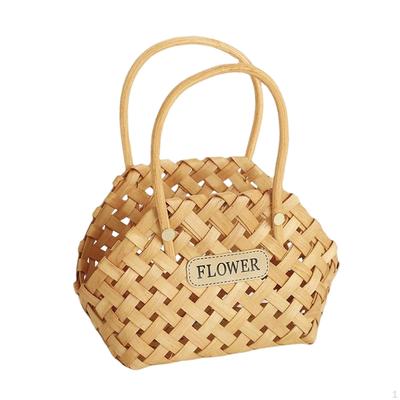 Elegant Floral Basket for Home Organization and Special Occasions
