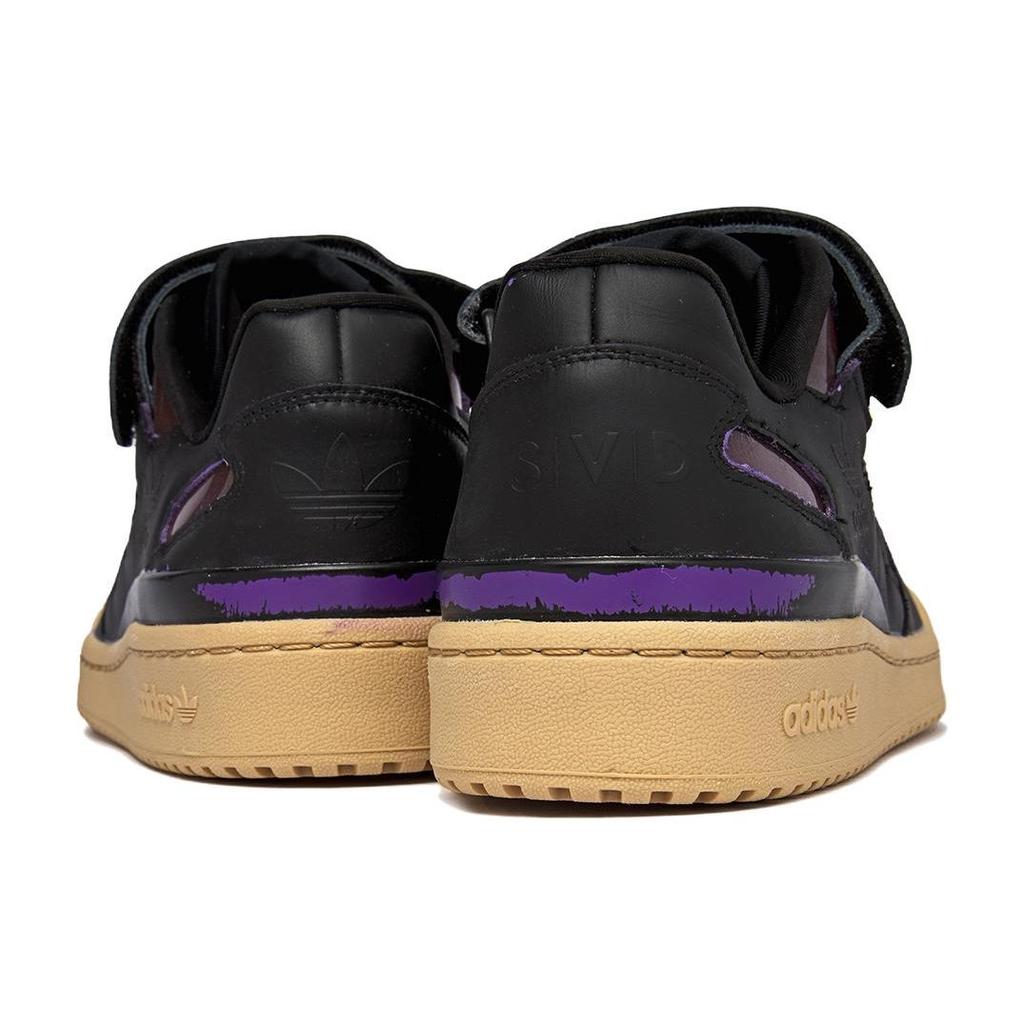 Sivasdescalzo X Adidas Forum Low Cool Kids Club Men Sneakers Black Core-Black Purple-Rush IF7902