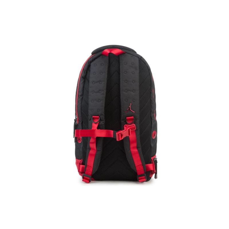 Jordan Polyester Basketball Bag Backpack Unisex Bred Black Red Jordan 9A1898-KR5
