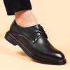 Men'S Leather Shoes Black Shoes Business Formal Wear Shoes Casual Soft Leather Shoes School Shoes For Mens JZ-1992