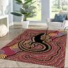 Australian Aboriginal Style 27 Floor Rug Office Rug Perfect for Kitchen Balcony Hallway Playrooms Anti-slip Rug Anime Office Decor
