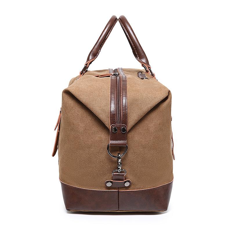 TS JYL Laptop bag,Vintage Canvas Travel Bag Large Capacity Shoulder Crossbody Business Bag