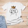 Schnoodle Dog Wearing Crown Unisex T-shirt