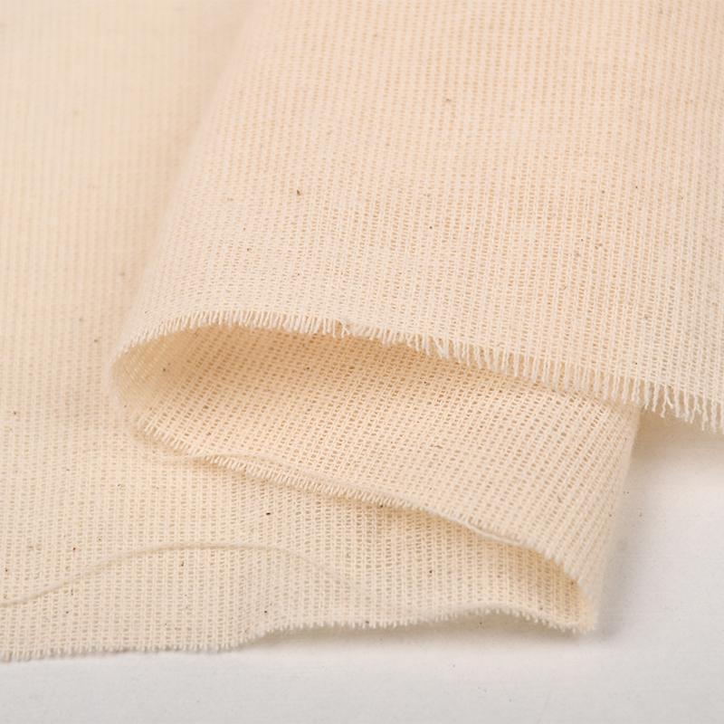 Original White 2.9m Wide Pure Cotton Greige Duvet Cover Fabric, Unbleached Plain Weave Bedding Material