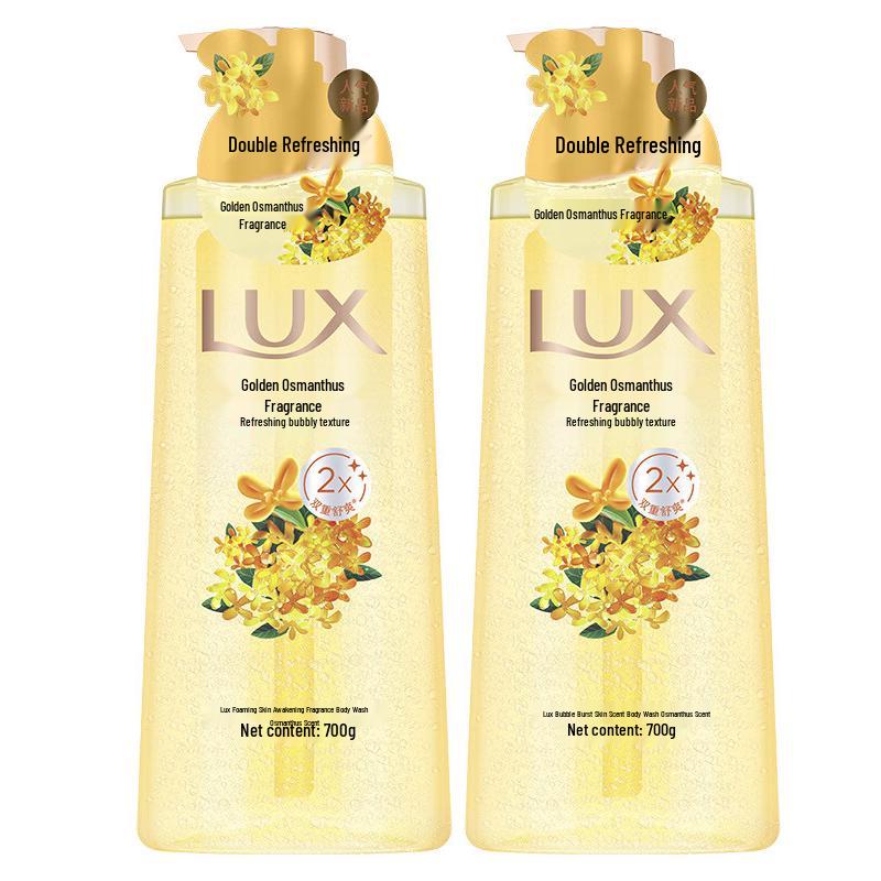 LUX Golden Osmanthus Bubble Refreshing Shower Gel