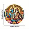 Shiva Parvati Wall Metal Art Hindu Home Decor Festival Gift