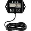 Runleader Digital Hour Meter Tachometer, Maintenance Reminder, User Shutdown, Use For ZTR Lawn Mower Tractor Generator Marine Outboard ATV Motor