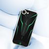For iPhone 16e Case Cool Mecha Lines Pattern Printing Straight Edge TPU Phone Back Cover