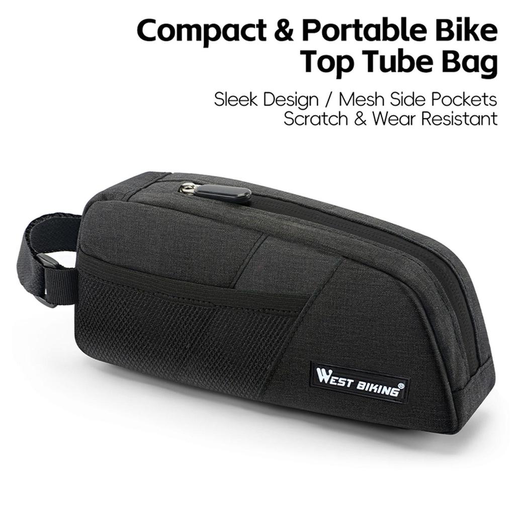 Bag with Mesh Side Pockets for Road And Mountain Bikes, Professional, Quick-release,