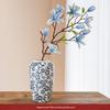 Chinese Magnolia Vase: High-Grade Blue & White Porcelain for Elegant Living Room Decor