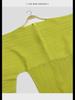 Women's Solid Color V-Neck Loose Pleated Mid-Length Dress for Spring 2025