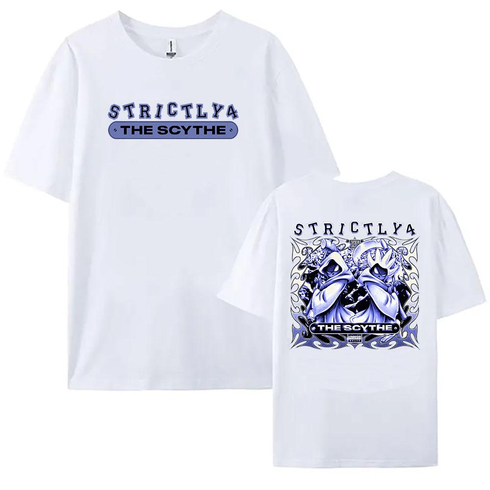 Denzel Curry Strictly 4 The Scythe T-shirt Summer Short Sleeve Cotton Female Tshirts Unisex Streetwear Rapper Design Print Tees