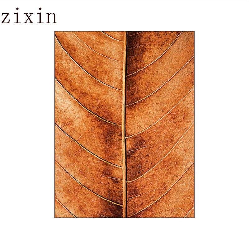 Autumn Forest Pumpkin Maple Leaves Landscape PosterWall Art Canvas Painting Squirrel  and Painting Wall Posters Livingroom Decor