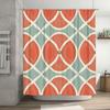 Modern Geometric Shower Curtain Waterproof Decorative Bathroom Accessories Set for Home Improvement