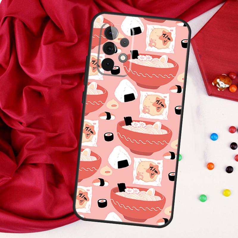 Sushi Maki Rice Kitchen Food Cute For Samsung Galaxy A52 A32 A22 A54 A14 A16 A26 A36 A56 A55 A35 A05 A06 A15 A53 A33 A13 Case