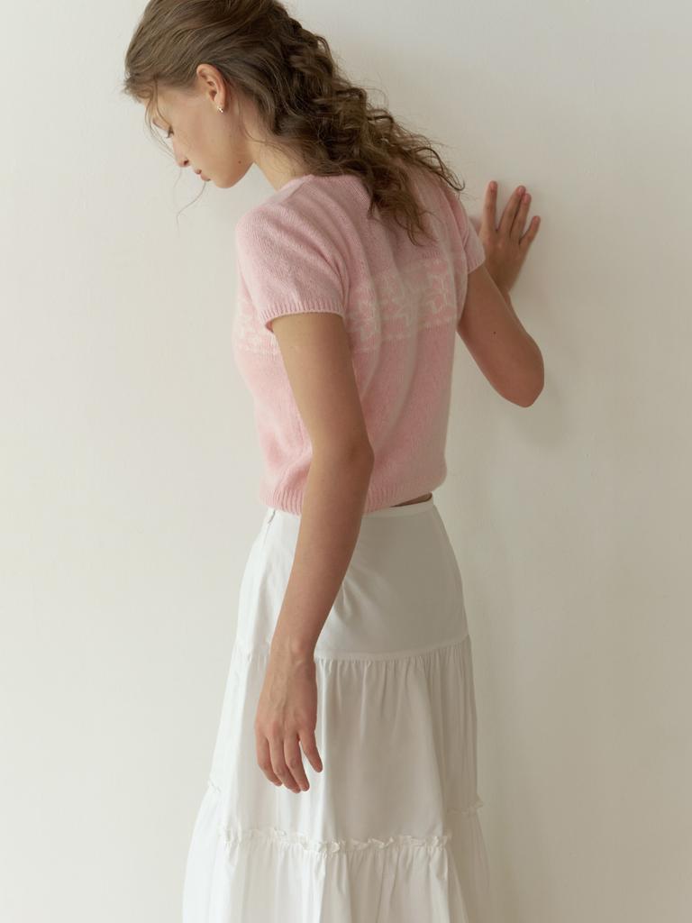Liel Vigne Half V Knit (Pink)