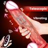 Vibrateur Réaliste Télécommande Chauffant Dildo Rétractable Féminin Sexe Oral Masturbateur Vaginal Anal Masseur Sex Toys pour Femmes
