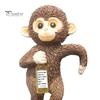 Cute Monkey Figurine Planter Hanging Statue, Resin Plant Pot Hugger, Birthday Present for Mom Miniature Flower Edge Decoration Decor Balcony