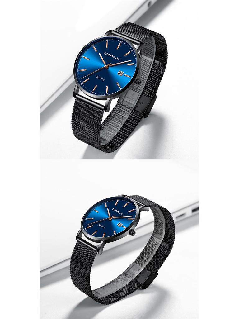 CRRJU 2161 Men's Starry Sky Fashion Watch - Simple Business Design