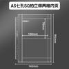 A5 2-Grid Transparent Refill Pages for SQ Polaroid Photos, Clear Card Sleeves for Star Cards Loose-Leaf Photo Album Inserts
