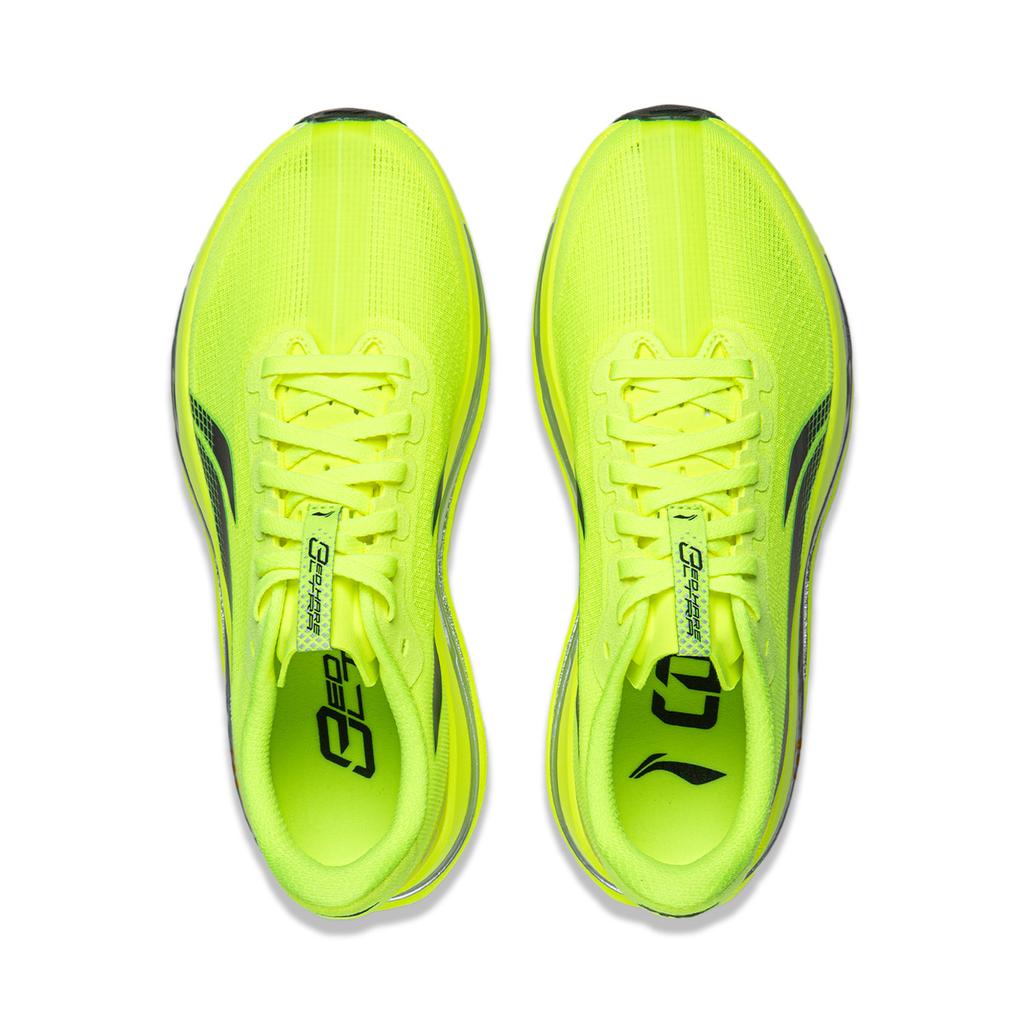 Li Ning Red Rabbit 9 Ultra Capsule Technology Mesh Running Shoes Women Running Shoes Fluorescent-Bright-Green ARPW008-1