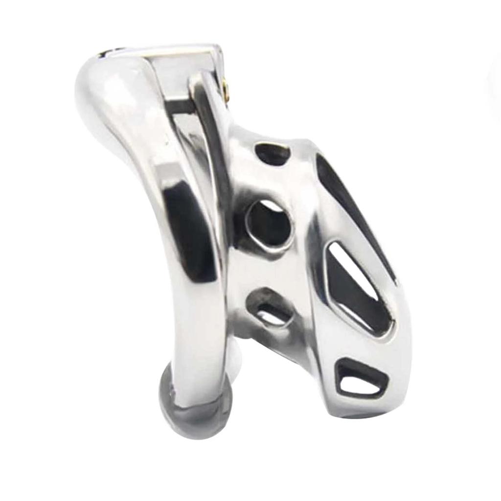 Dispositif de chasteté masculin en acier inoxydable, Cage en métal, anneaux de pénis, anneau de verrouillage, jouets sexuels de Bondage pour hommes, fourniture de jeux pour adultes