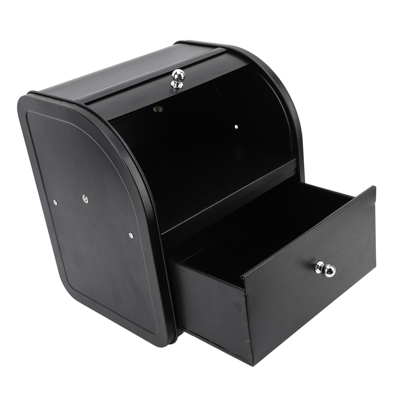 Двухъярусный хлебный ящик Металлический контейнер для хранения хлеба Многофункциональный большой контейнер для хранения хлеба для кухонной столешницы