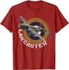 WW2 British Warplanes Lancaster Heavy Bomber T-Shirt. Premium Cotton Short Sleeve O-Neck Mens T Shirt New S-3XL
