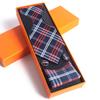 Men'S Tie Square Cuff, Gift Box Set Business Casual Tie Orange Gift Box