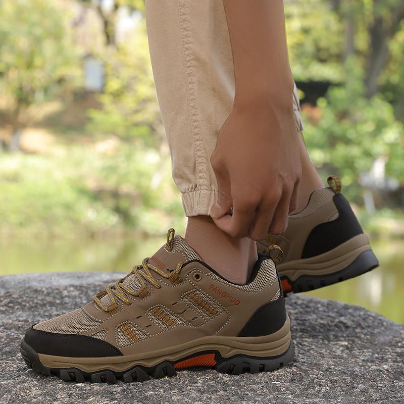 Men Sports Shoes NonSlip New WearResistant Outdoor Non Slip Hiking Men, Wear Resistant Shock Absorbing Mountain Climbing Cross Country