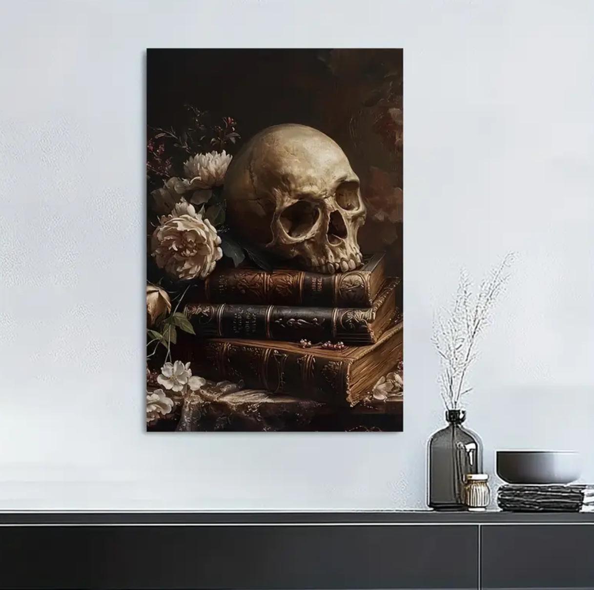 Cross Retro Decorative Oil Canvas with Pine Frame 20x25