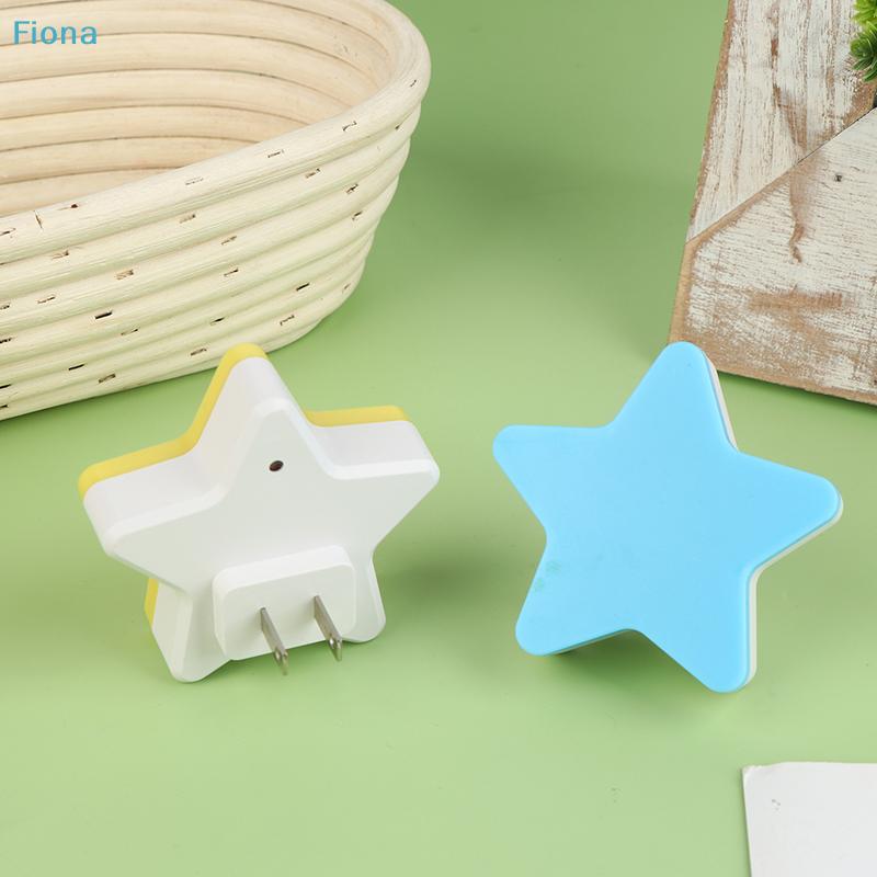 US Plug LED Stars Night Lights Night Lamp Light Home Decor Bedroom Bedside Baby Room Sleeping Wall Lamp Corridor Lighting