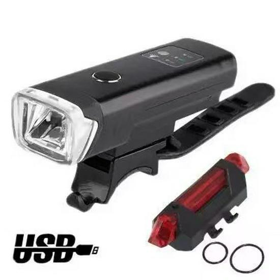 Smart Touch Bicycle Headlight with USB & Light Sensor for Mountain Cycling